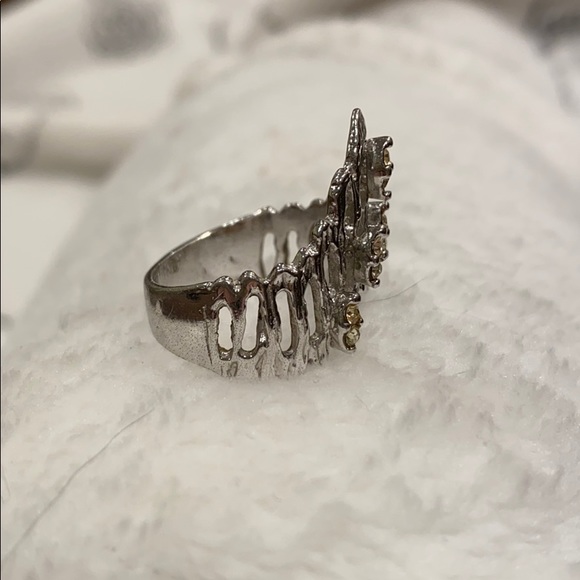 Sterling silver ring size 10 - Picture 3 of 10